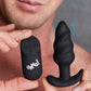 Bang! 21x Vibrating Silicone Swirl Butt Plug W/ Remote