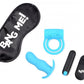 Bang! Duo Blast C Ring Butt Plug Bullet & Blindfold Kit Black