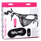 Bang! Power Panty Lace Panties Bullet & Blindfold Kit Pink