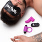 Bang! Couples Love Ring Finger Vibe Bullet & Blindfold Kit Purple