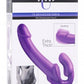 Strap U 7x Revolver Thick Vibrating Strapless Strap-on Purple