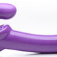 Strap U 7x Revolver Thick Vibrating Strapless Strap-on Purple