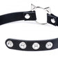 Master Series Kinky Kitty Ring Slim Choker Black