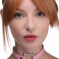 Master Series Kinky Kitty Ring Slim Choker Pink