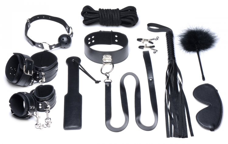 Strict Deluxe 10pc Bondage Set