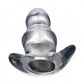 Master Series Clear View Hollow Anal Plug
