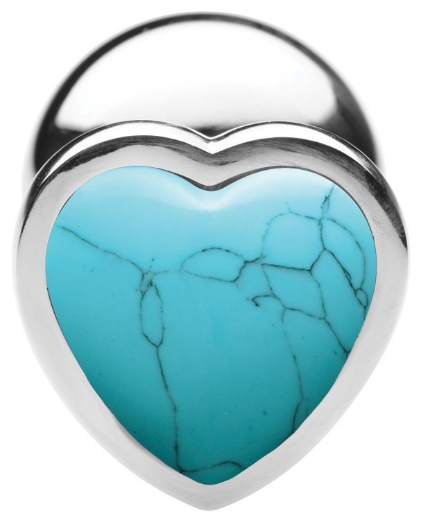 Booty Sparks Gemstones Large Heart Anal Plug