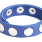Strict Leather Cock Speed Snap Cock Ring Blue