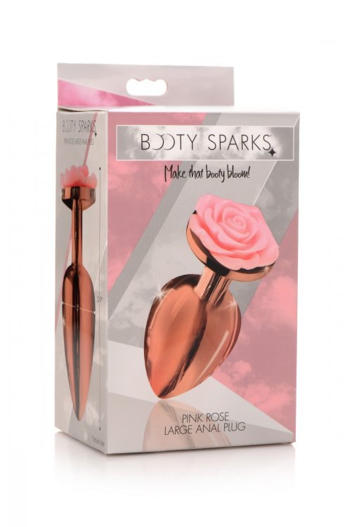 Booty Sparks Pink Rose Gold Anal Plug