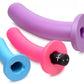 Strap U Triple Peg 28x Dildo Set Silicone W/ Remote
