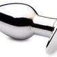 Master Series Chrome Blast 7x Butt Plug W/ Remote