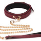 Master Series 6pc Velvet Bondage Set Burgundy