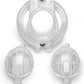 Master Series Custome Lockdown Chastity Cage Clear