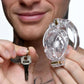 Master Series Custome Lockdown Chastity Cage Clear